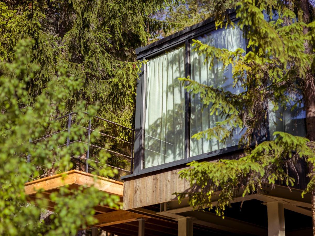 Skyview Chalets Am Camping Toblacher See 外观 照片