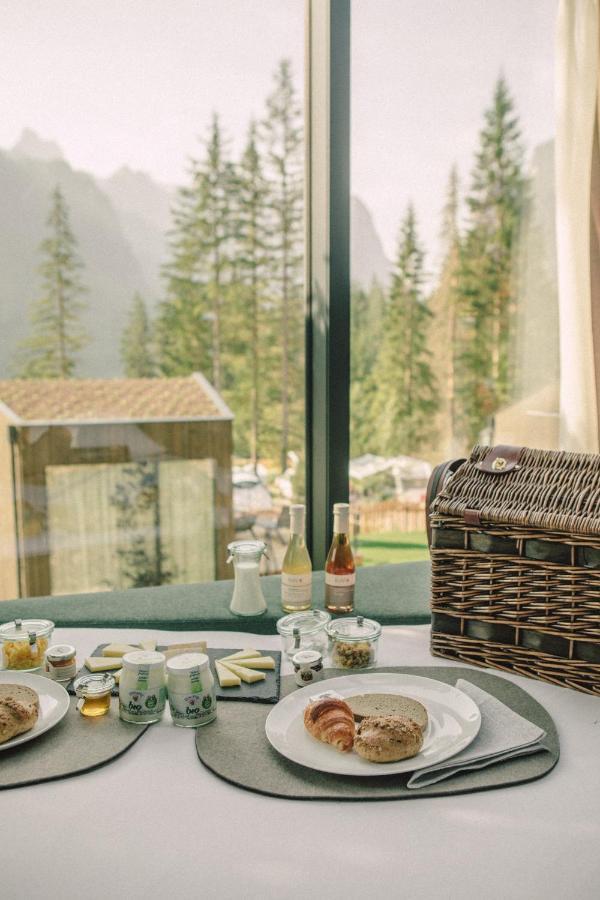 Skyview Chalets Am Camping Toblacher See 外观 照片