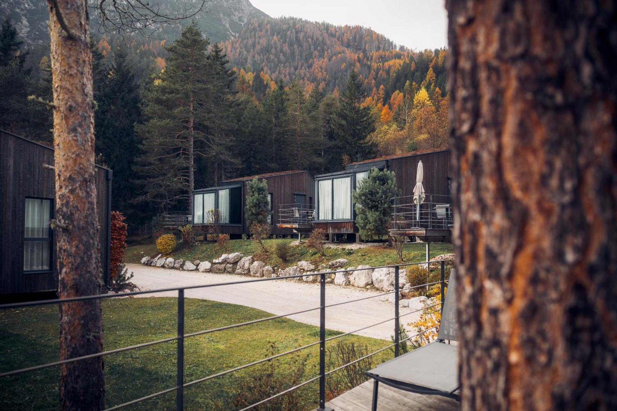 Skyview Chalets Am Camping Toblacher See 外观 照片