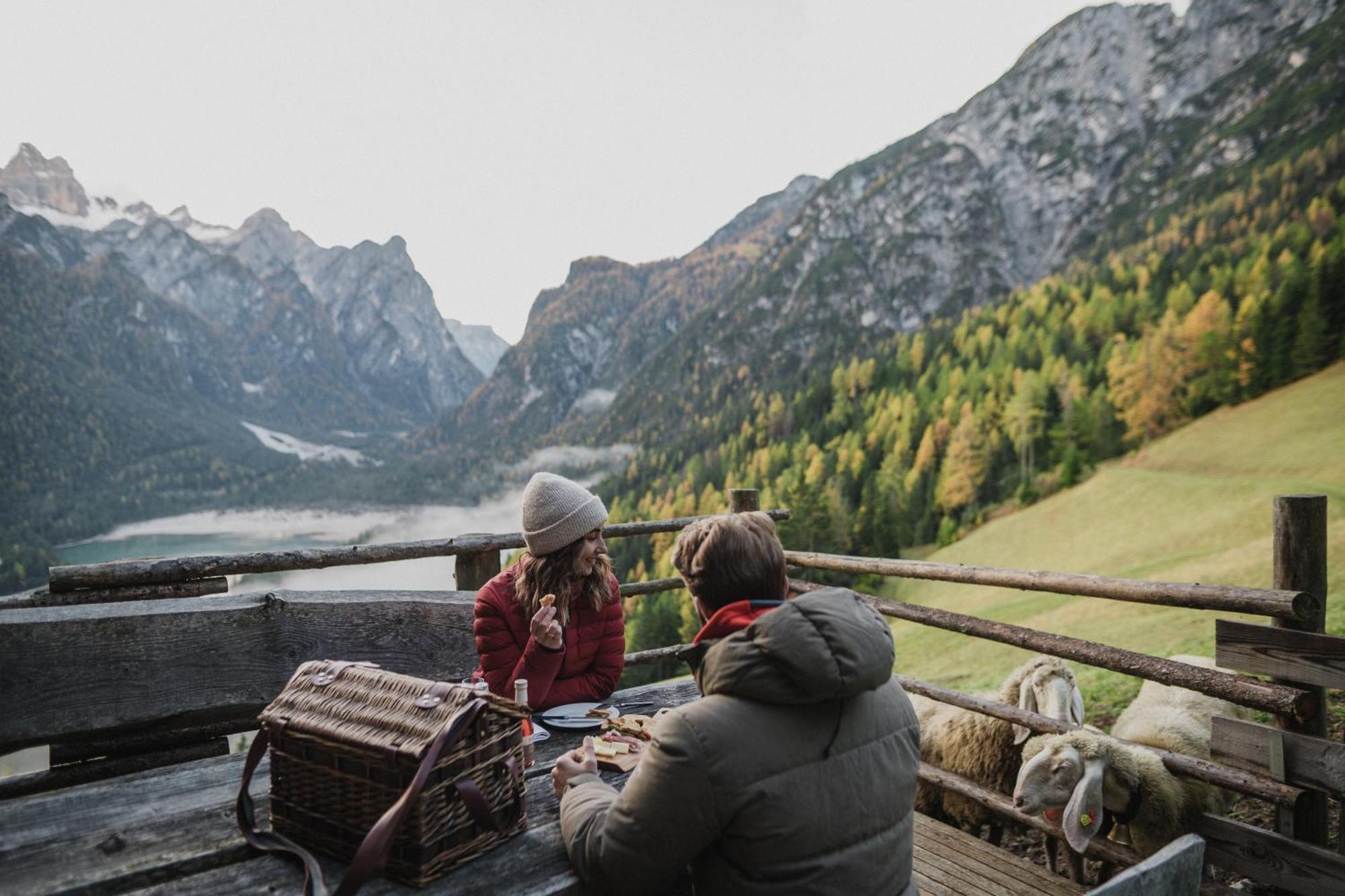 Skyview Chalets Am Camping Toblacher See 外观 照片