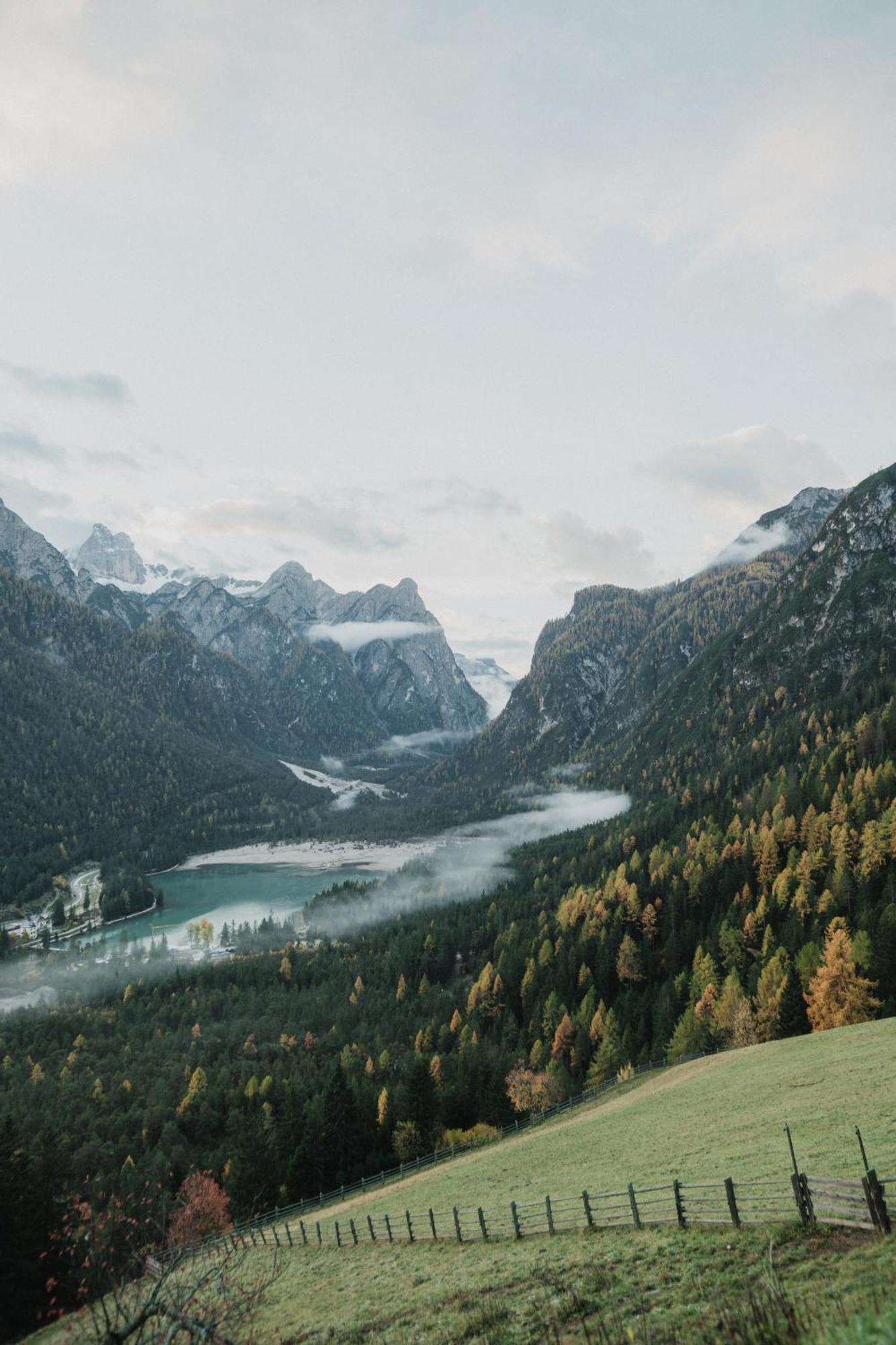 Skyview Chalets Am Camping Toblacher See 外观 照片